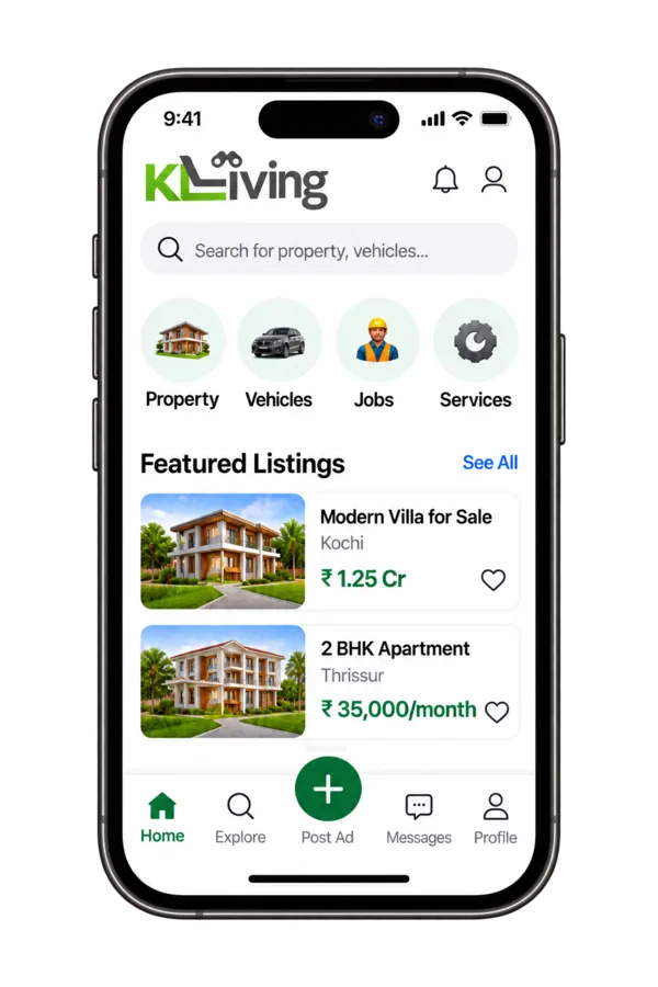 KL Living mobile app preview