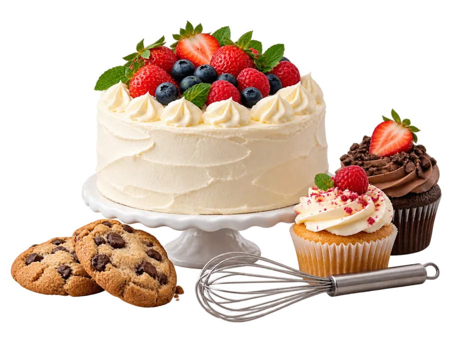 Home baked cake
